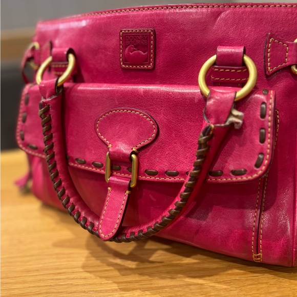 Vintage Dooney & Bourke Pink Leather Handbag - Picture 7 of 15
